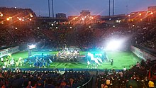 2017 North American Indigenous Games opening ceremony at Aviva Centre in Toronto NAIG 2017 Opening Ceremony.jpg