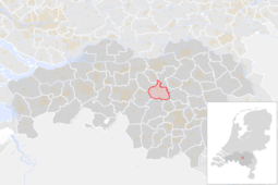 Locatie van de gemeente Boxtel (gemeentegrenzen CBS 2016)