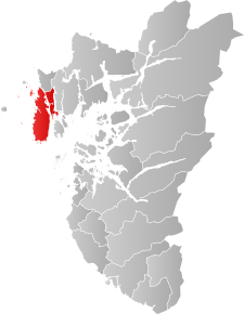 Poziția localității Karmøy