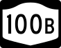Indicatore della Route 100B dello Stato di New York