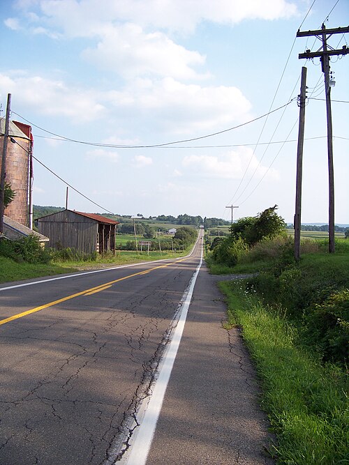 NY 174 southbound (south of US 20)