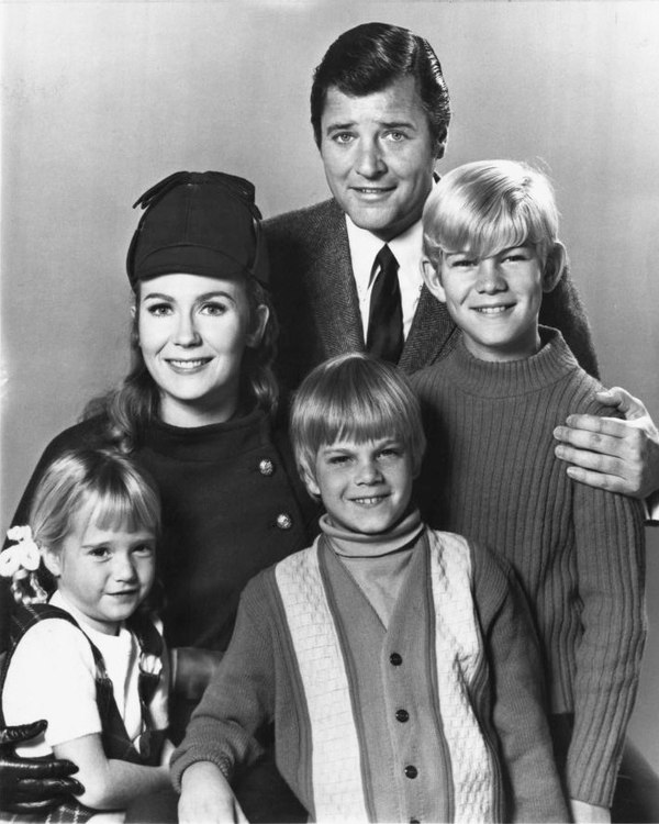 (clockwise from top) Richard Long, David Doremus, Trent Lehman, Kim Richards and Juliet Mills