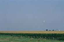 A cropduster in agrarian Nebraska, far west of Omaha Nebraska cropduster 1.jpg
