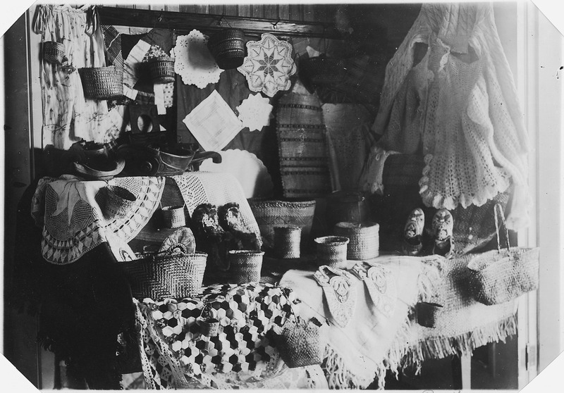 File:Needle work and basket work of native Metlakahtlan women. - NARA - 297994.tif