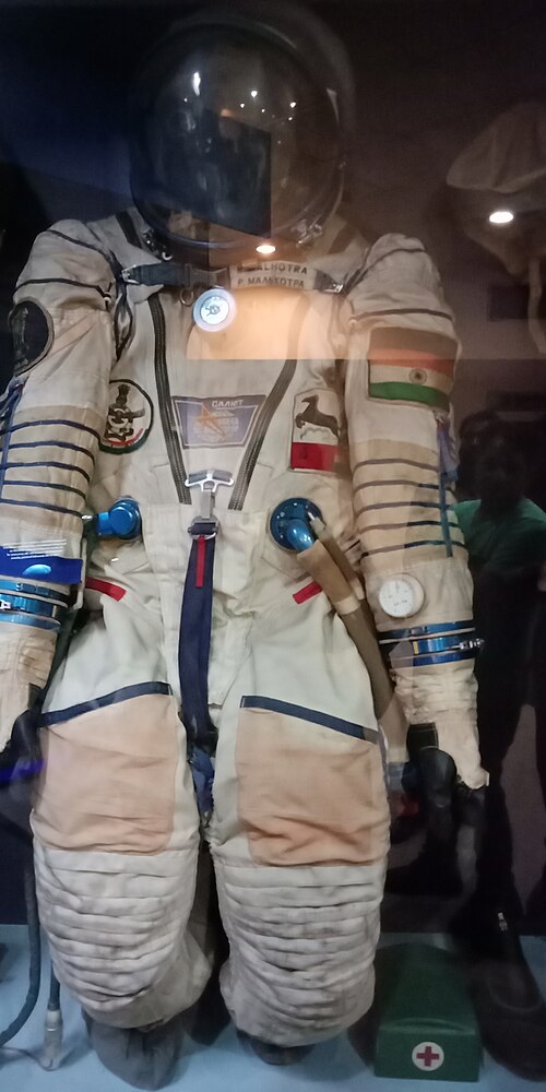 Back-up cosmonaut Ravish Malhotra's suit restored at Nehru Planetarium