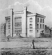 Gymnasiumsneubau von 1851, wo Otto und Gustav Lilienthal zunächst ihre Ausbildung erhielten