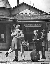 New Hope station, 1945