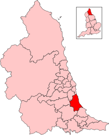 North East England - Easington constituency.svg