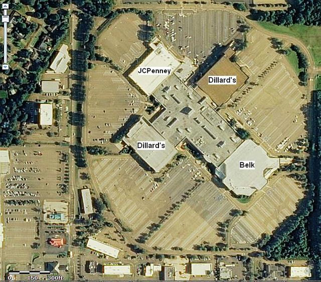 Aerial view of North Park Shopping Mall] - The Portal to Texas History