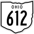 State Route 612 marker