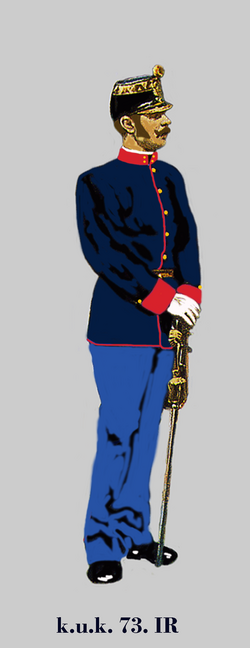 Thumbnail for File:Oberleutnant der k.u.k. Deutschen Infanterie (73.IR) in Parade.png