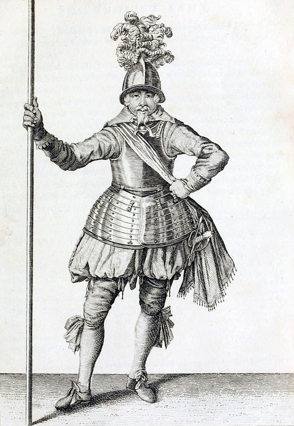 An English officer of Pikemen