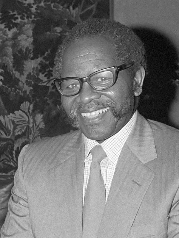 Oliver Tambo, ANC president in exile from 1967 to 1991.