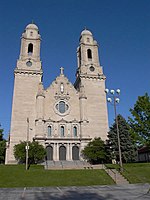 St. Cecilia Cathedral is a contributing property to the Gold Coast Historic District. OmahaNE StCecilia.jpg