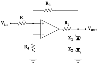 A practical Schmitt trigger configuration with precise thresholds Opampschmitt realistic xcircuit.svg