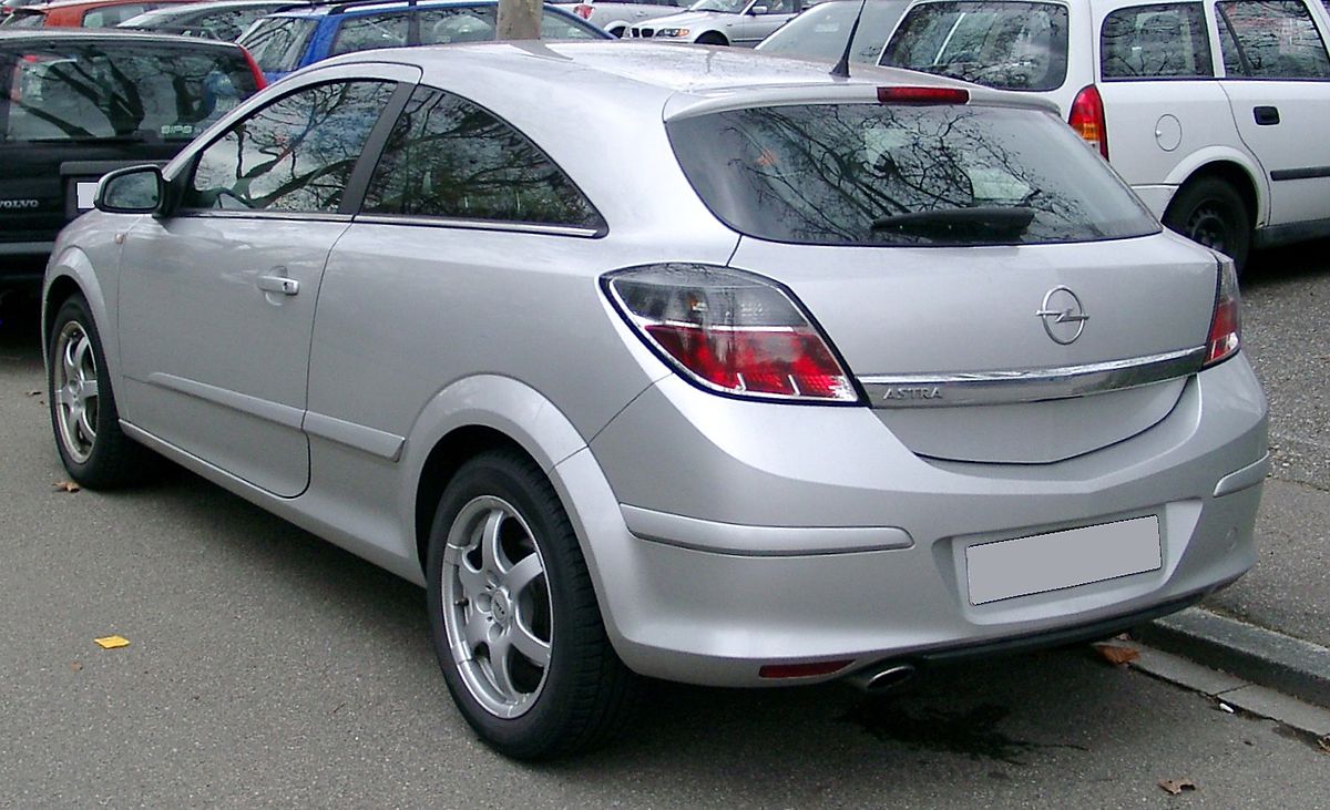 File Opel Astra H Gtc Rear Jpg Wikimedia Commons