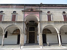 Vecchio Hospital (Parme) - entrée à l'Oratoire de Saint-Hilaire 2019-06-10.jpg