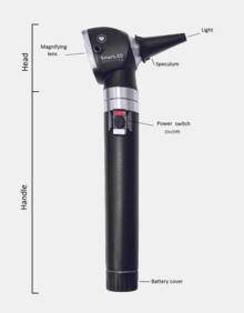 Otoscope Oreille + 5 Embouts Santé Médical Medecine Tympan Auditif ORL