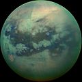 カッシーニが写した土星の第6衛星タイタン