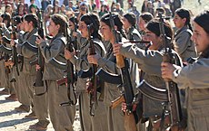 PKK female fighters. PKK female figher02.jpg