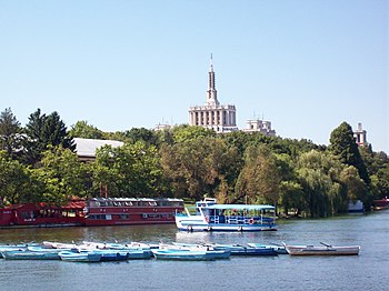 Parque Herăstrău» en verano (2006).