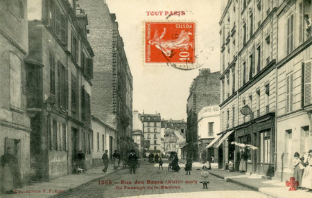 Paris rue des Roses