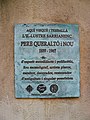 Català: Pere Queraltó. C. Major de Sarrià, 86 (Barcelona) This is a photo of public art indexed in the cataloge Art Públic of Barcelona (Spain) under the code number 5710-1 (prefixed with territorial id: 08019/5710-1) Object location 41° 23′ 55.82″ N, 2° 07′ 20.17″ E  View all coordinates using: OpenStreetMap