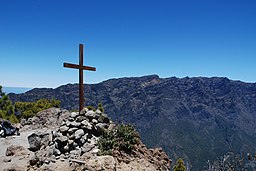 Pico Bejenado La Palma Summit cross