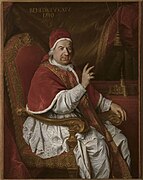 different from: Portrait of Pope Benedict XIV 