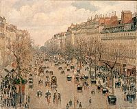Boulevard Montmartre à Paris, 1897, musée de l'Ermitage, Saint-Pétersbourg