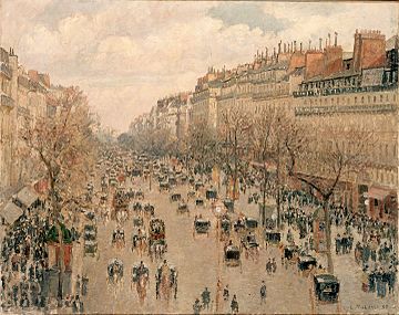 Boulevard Montmartre i Paris, 1897, Eremitagen