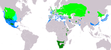 Aire de répartition du Grèbe à cou noir