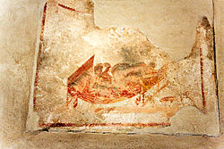 Erotic Fresco from the Lupanar, Pompeii. 72 - 79 CE