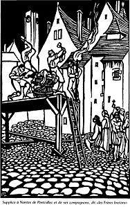 L'exécution du marquis de Pontcallec.