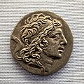 Pontos and Bosporos - king Mithradates VI - 120-63 BC - silver tetradrachm - head of Mithradates VI - grazing animal - München SMS 01