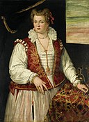 Portret van een vrouw mødte et eekhoorntje Rijksmuseum SK-A-3990.jpeg