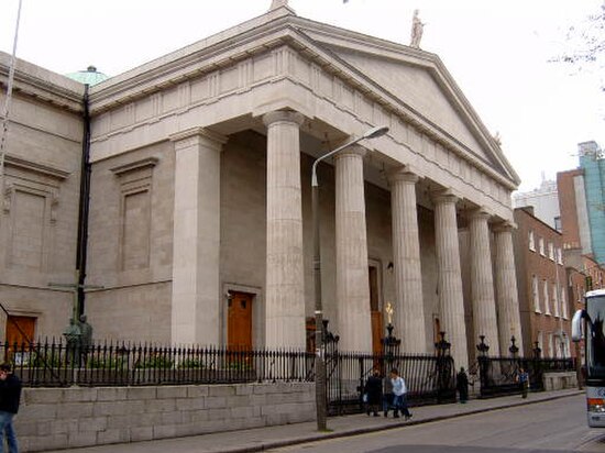 St Mary's Pro-Cathedral, Dublin, the episcopal seat of the Roman Catholic archbishops.