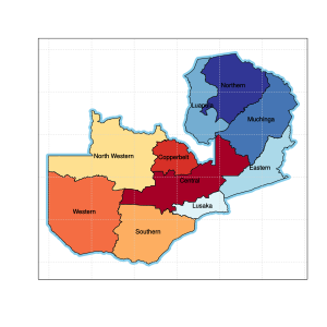 Provincial Administrative Regions of Zambia Provincial Administrative Regions of Zambia.svg