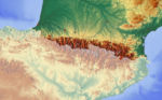 Thumbnail for File:Pyrenees Relief France Large South-West highlighted.png