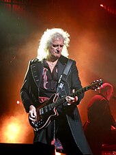 Brian May (pictured in 2017) playing his custom-made Red Special
