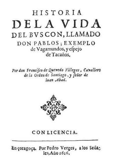 Quevedo El Buscon 1626.JPG