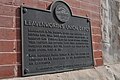 Historical plaque on the Riverfront Community Center