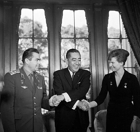 RIAN archive 68289 Nikolayev, Tereshkova and Sato.jpg