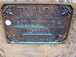 Memorialul Trianon (detaliu)