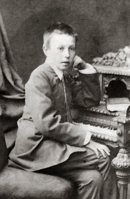 Rachmaninoff at age 10 in Saint Petersburg, Russia