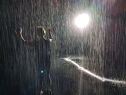 Rain room. Дождь. Комната дождя.