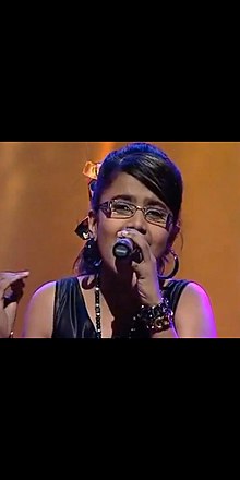 Rakshitha zpívá na super Singer.jpg