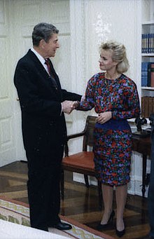 Carlson with President Ronald Reagan in 1988