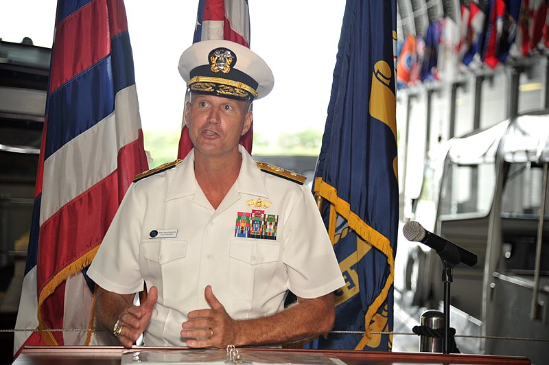 File:Rear Adm. Bret Muilenburg Gives His Remarks (9186904496).jpg