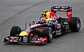 Webber testing at Barcelona, February